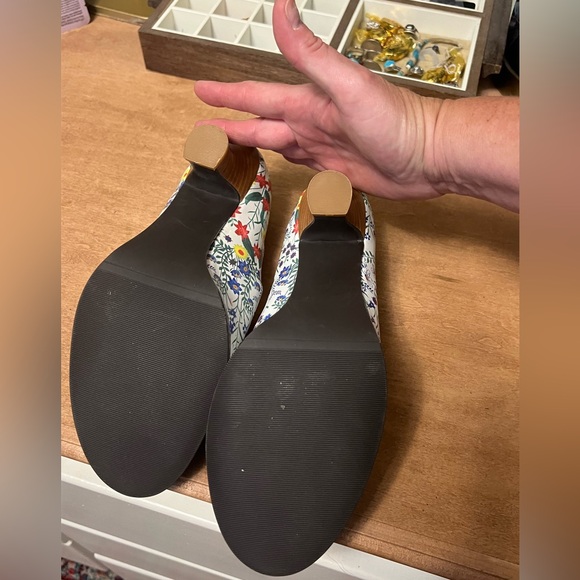 Crazy Catz vintage style mary jane shoes size 10, multi color, brand new - Picture 5 of 5